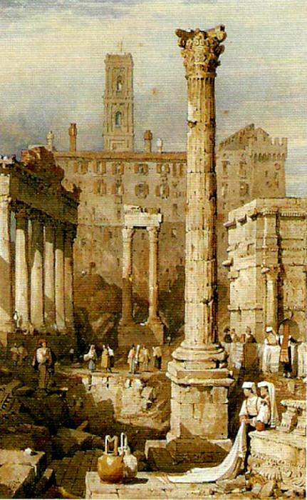 Samuel Prout rome the forum